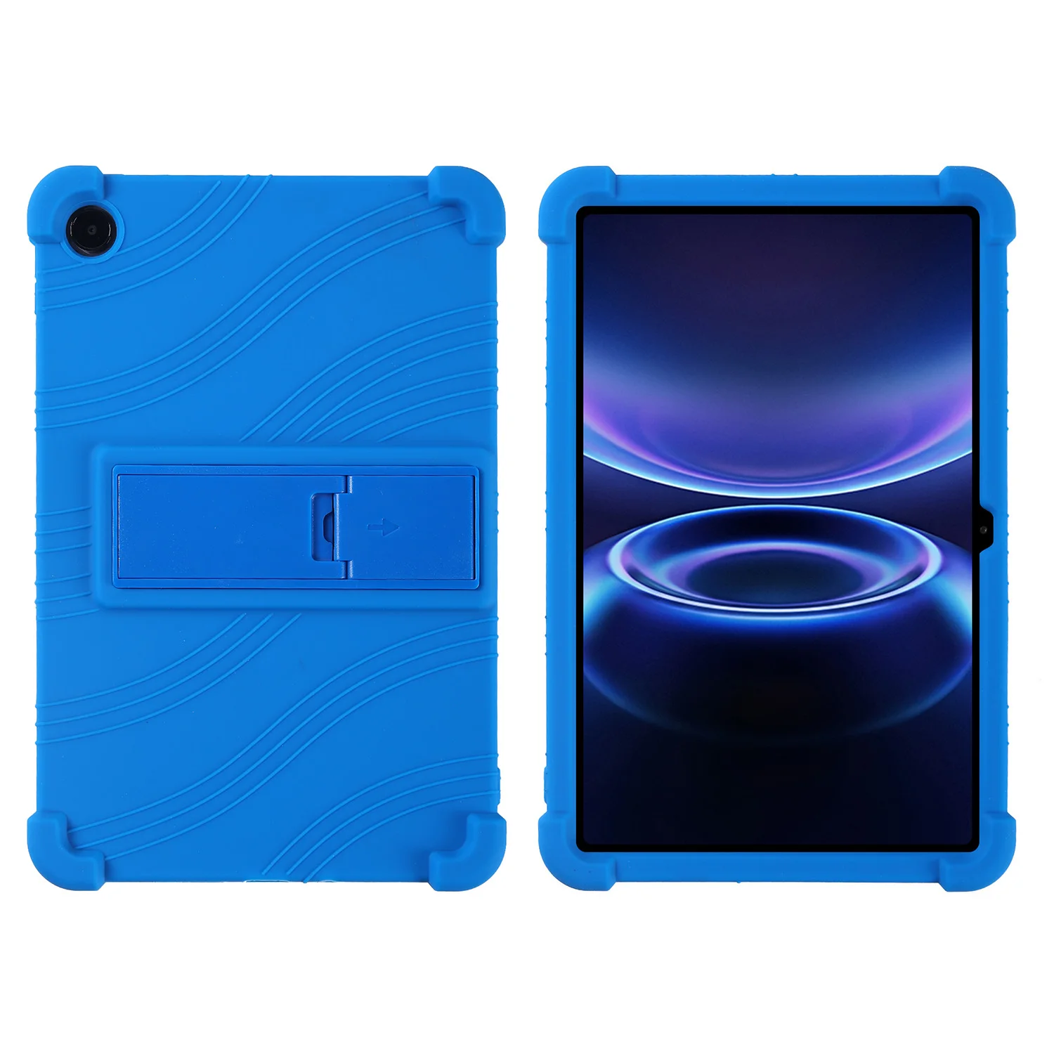 Enhanced Silicone Tablet Case with Stand