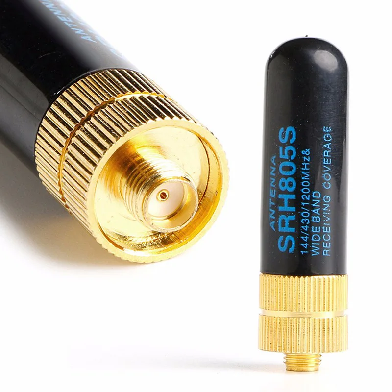 

1 шт., 5 см Двухдиапазонная Антенна UHF + VHF SRH805S SMA