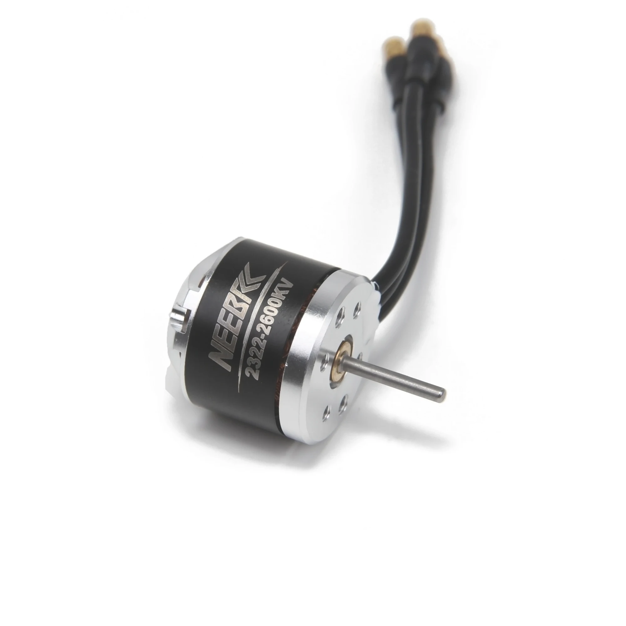 Moteur sans balais NEEBRC 2322 2600KV et ESC 45A installés sur un châssis de voiture RC 1/12.