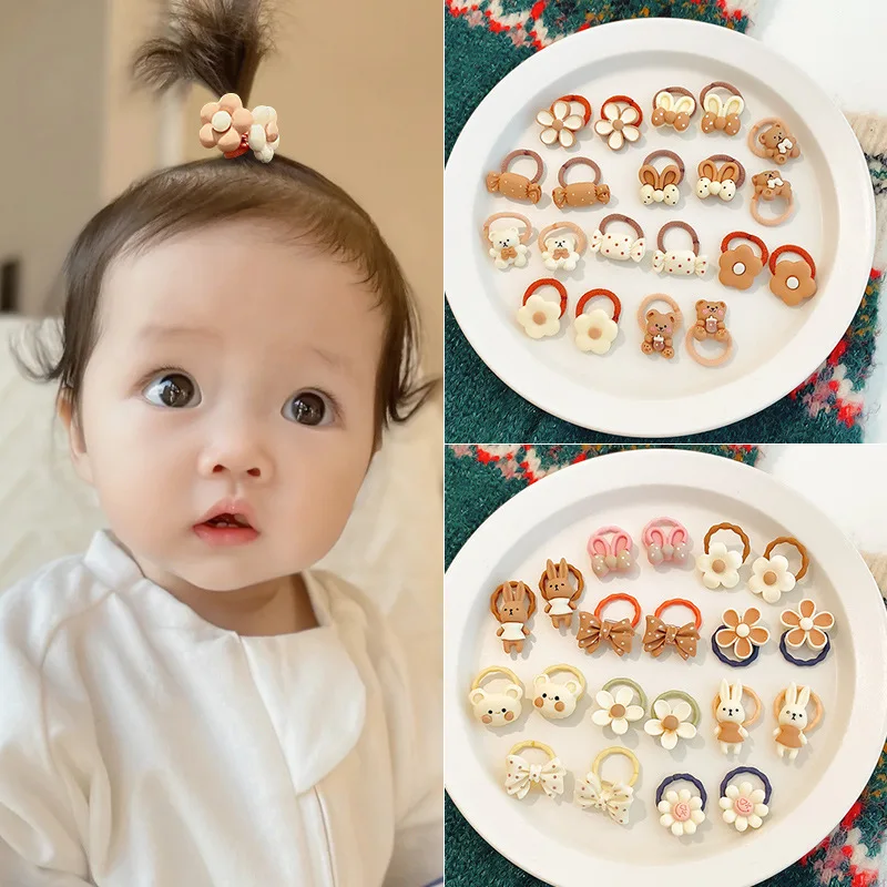 Accessori Per Capelli Per Ragazze Elastique Cheveux Fille Kids Lacos De Cabelo Infantil New Ties Bandeau Bebe Fille Elastico Coreano
