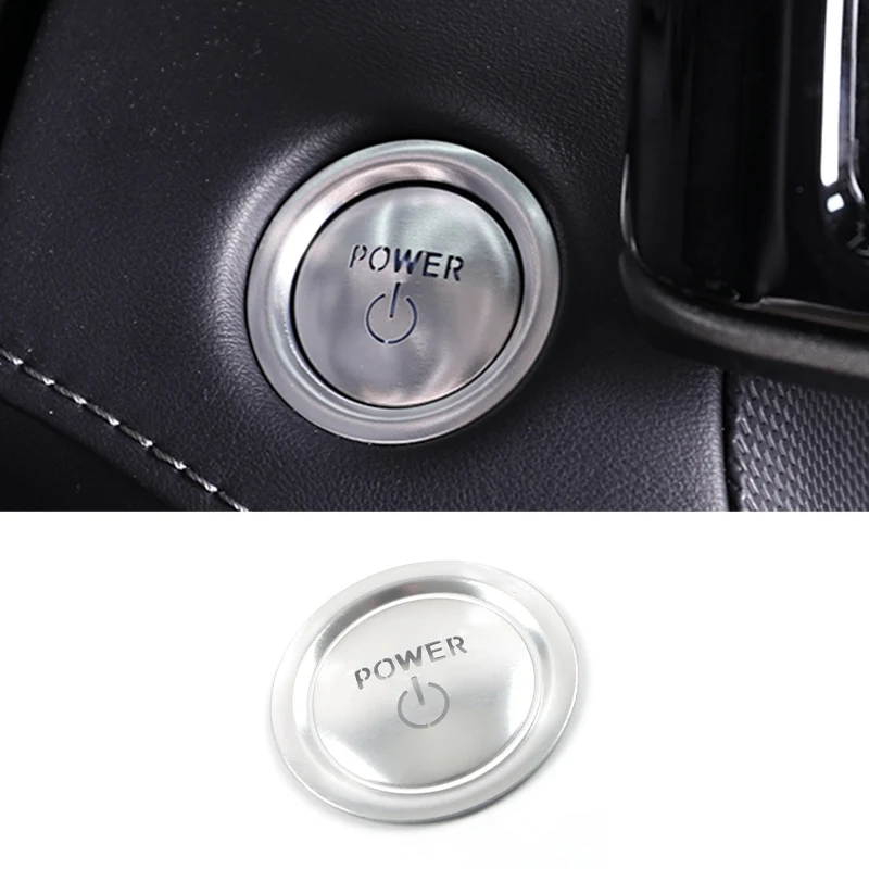 

For Toyota Highlander XU70 Kluger 2020 2021 2022 2023 Car Engine Ignition Start Stop Push Button Cover Accessories Styling Case