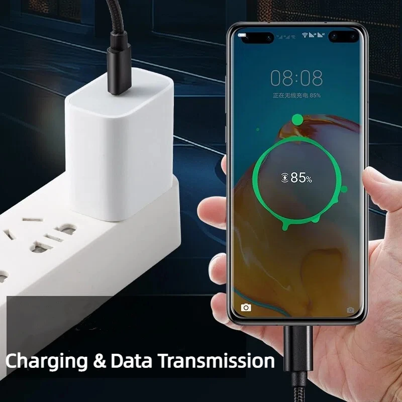 100W USB-C Fast Charging Cable - Nylon Braided