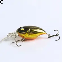  38mm/6g 3D Eye Laser-printed Floating Crank Bait Fishing Lure Crankbait Swimbait Wobbler Artificial Trout Lures Luya Accessories 