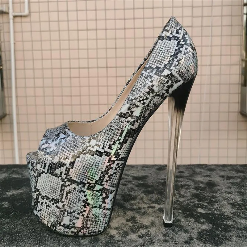 

Fashion 2022 Catwalk Shows Pumps Platform Shoes Woman 20cm Ultra High Thin heels Bridal zapatos mujer Steel Pipe Dance Stilettos