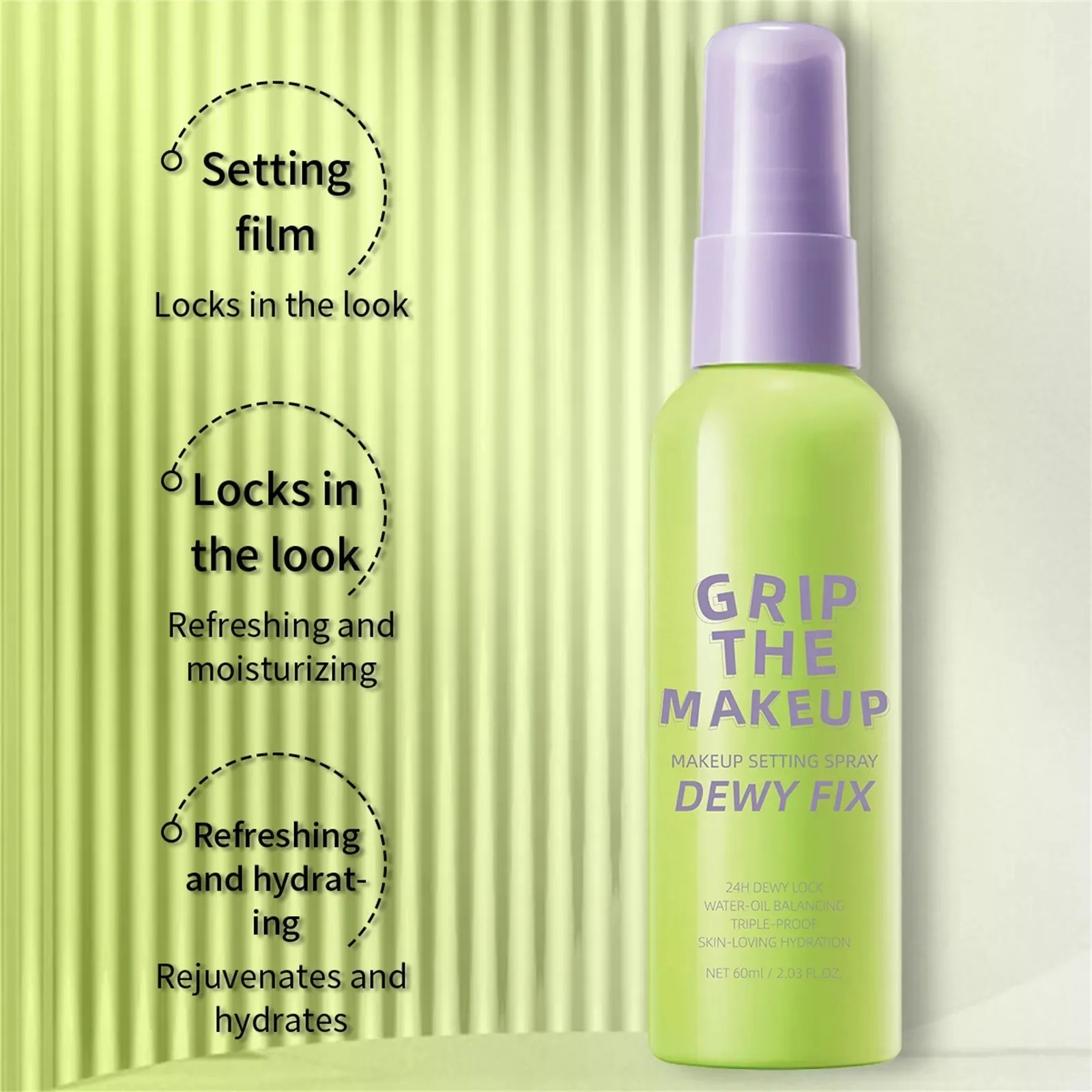 High-Quality Makeup Setting Spray Moisturizing Purifying Pores Long-Lasting Makeup Setting Sweat Proof Oil Control Cosmetics 5