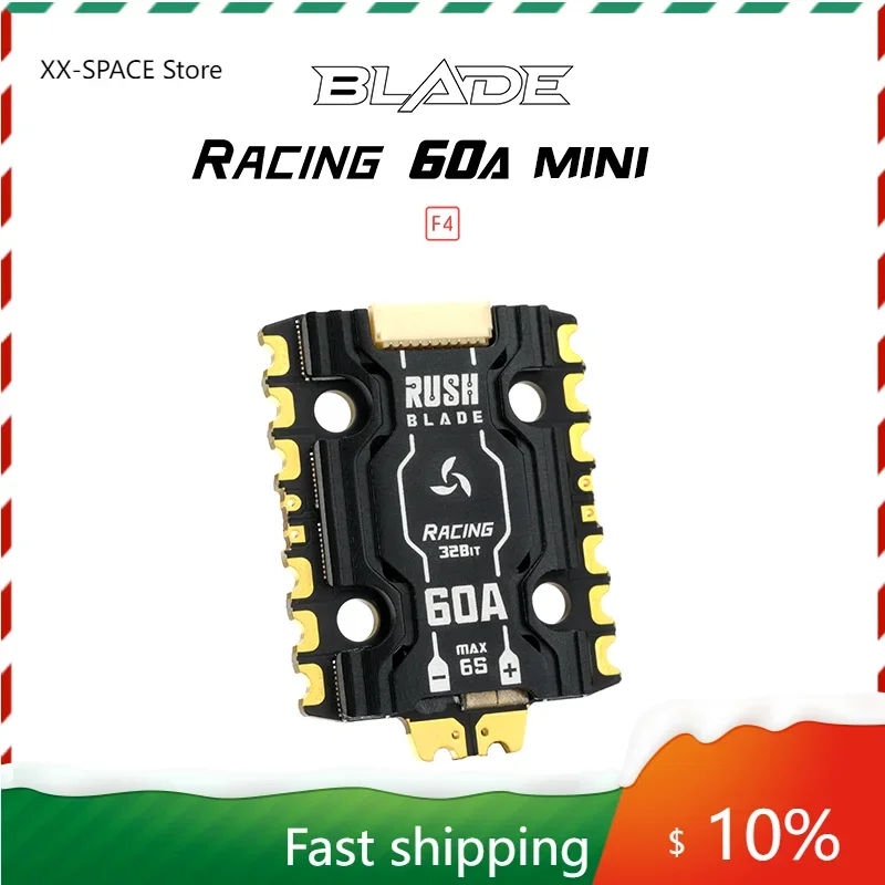 

RUSH BLADE RACING 60A MINI ESC 20MM F722 MINI flight control FPV racing flight controller stack