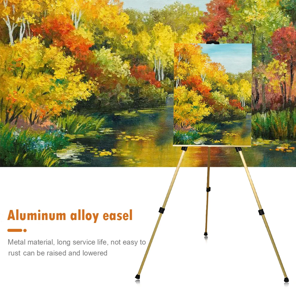 Sketch Easel 20-63 inch Aluminum Alloy Easel w/ Portable Carry Bag Art Supplies