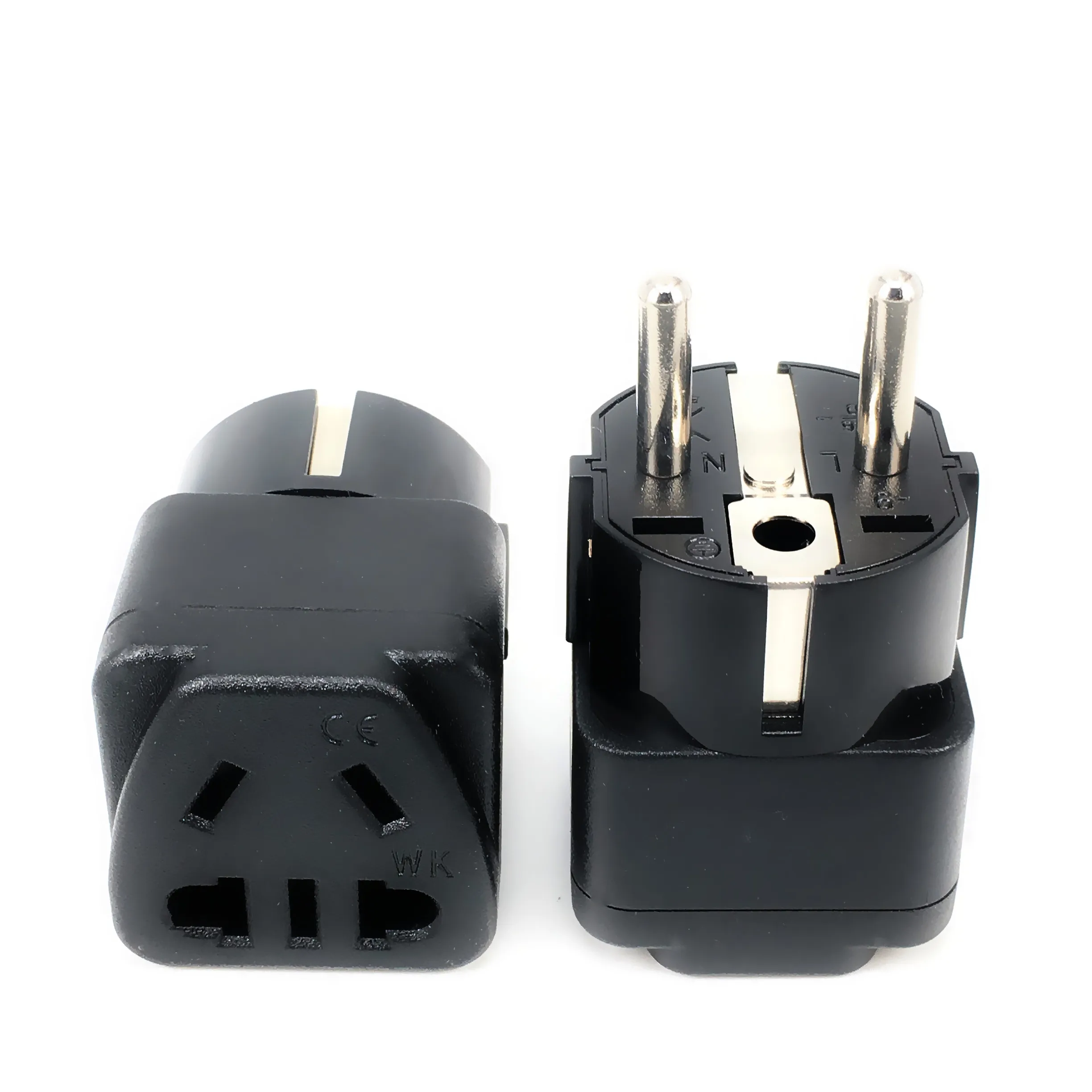 European/Korea/Germany Travel Adapter, US/AU/China 2pin 3pin Socket To EU Plug Converter Travel Adapter 16A250V
