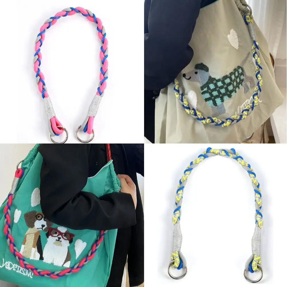 

Bag Accessories Color Woven Bag Strap Rope New Durable Removable Bag Straps Luxury Lanyard for Handbag