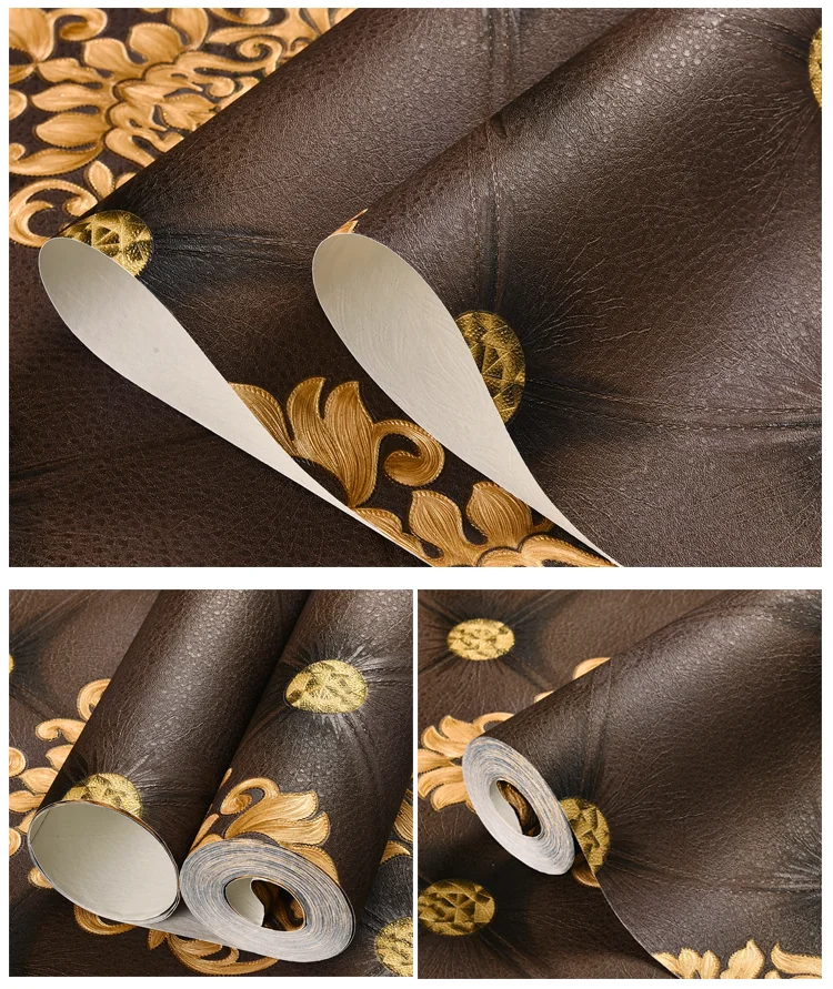 3D Embossed Floral Wall Decor Faux Leather Wallpapers European Style Luxury Damask Wallpaper Roll 10 Seeb00a9c44fa414d82da24d2c63a6fd0l