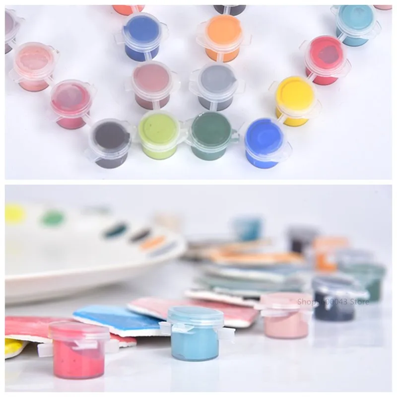 Pottery Coloring Tool 24 Colors/set Ceramic Painting Pigment Underglaze Color Jingdezhen Ceramic Painting Pigment Medium Temperature Baking Color