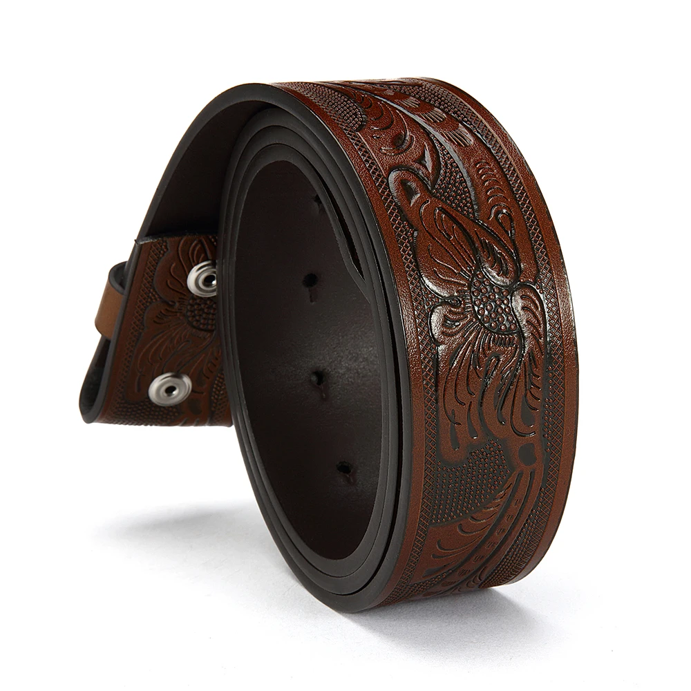 CHAOREN Western Belts without Buckle - Cowboy Belt 1.5\
