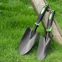 4-Piece Gardening Tools Set-Cast Aluminum Shovel with Hand Shovel with Non-Slip Rubber Grip, Convenient Transplant, Weeding, Digging and Growing Garden Tools & Equipment 1