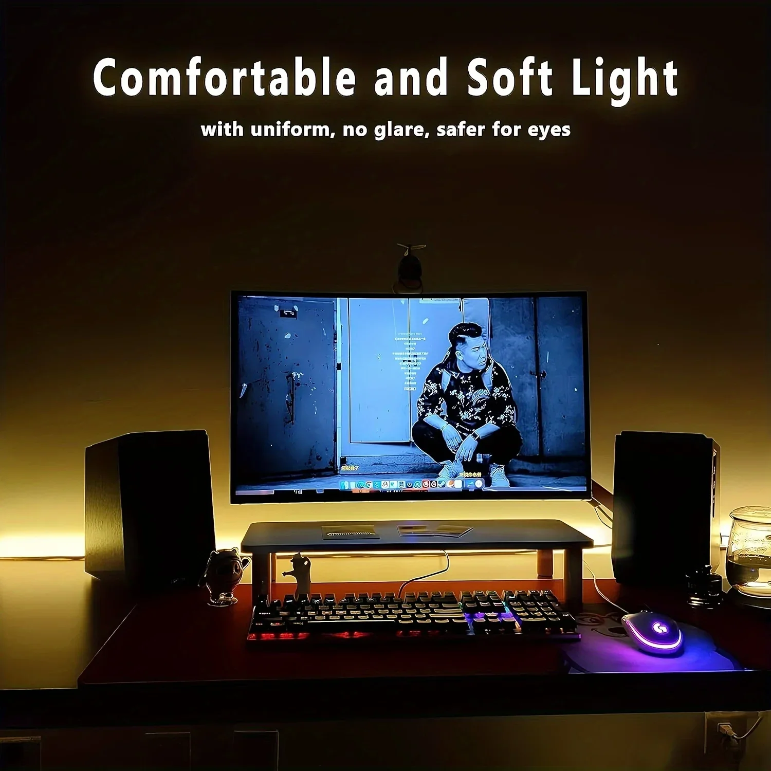 USB 5V LED Strip Light Button Switch 60LEDs/m SMD3528 Backlight Tape Flexible Adhesive Tape Room DIY Christmas Party Decorations