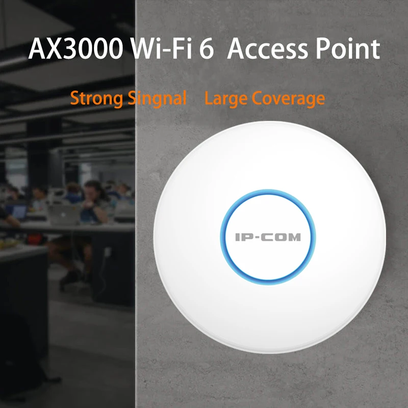 thumbnail image 1 of AX3000 WiFi6 Punto de acceso de banda dual Extensor de wifi en malla AP inalámbrico 5GHz Más allá del enrutador amplificador de señal wifi Punto de acceso Wifi 6, 1 of 4