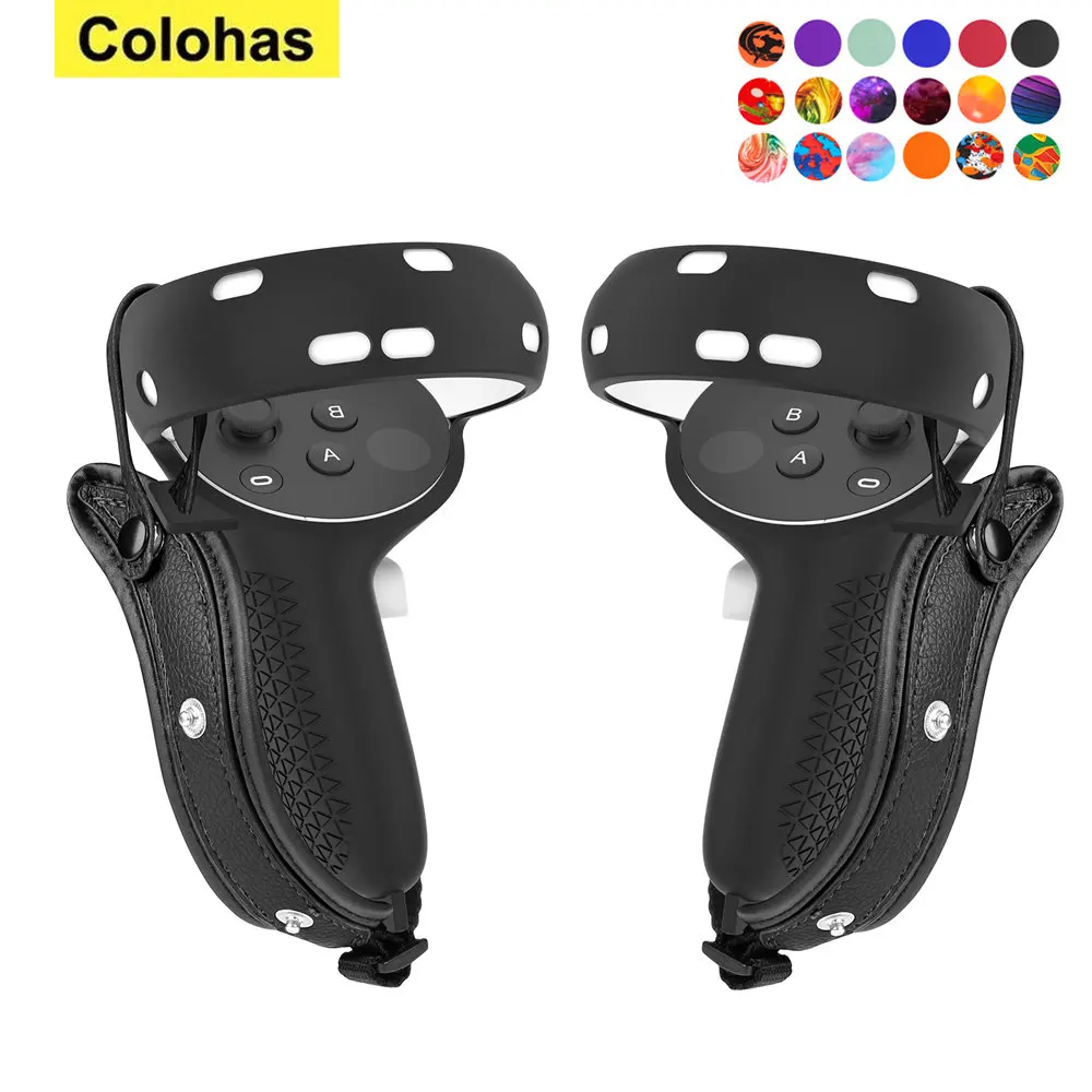 Grip Cover For Oculus Quest 2 Accessories Touch Controller Lens Anti ...