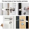 1PC 5 Sizes Adjustable Cat Plastic Door Holder Latch To Let Cat In Dog Door Latch With Stabilizer 3
