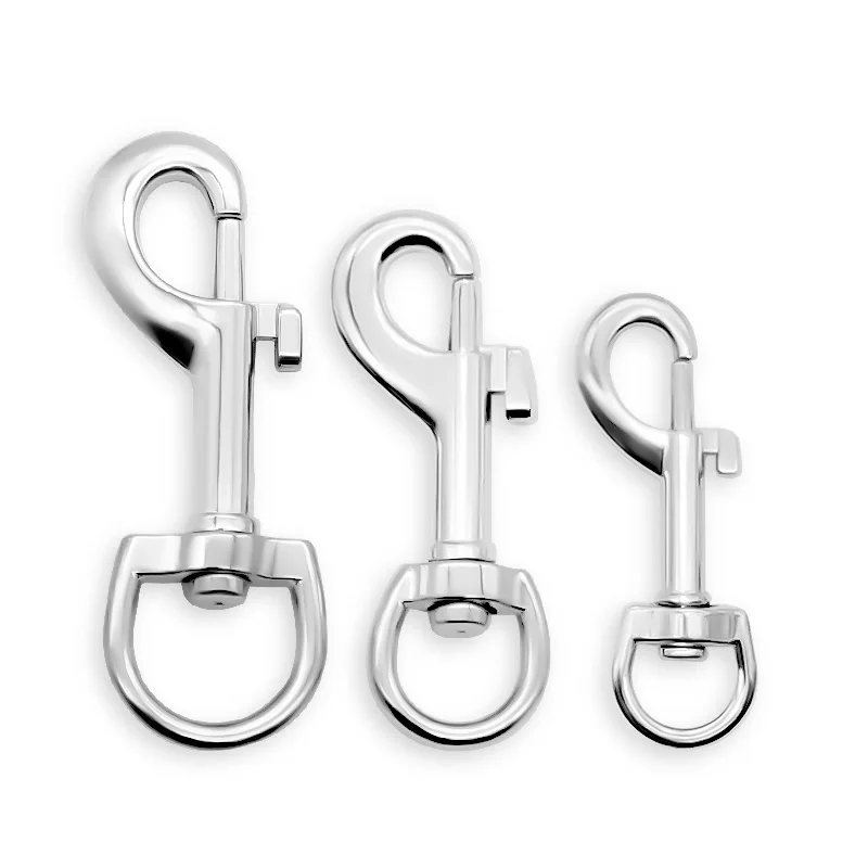 Alloy pet buckles Including Dog leash clamps and rotating press-type Buckles for Cat and Dog Duckles belts 5 pcs