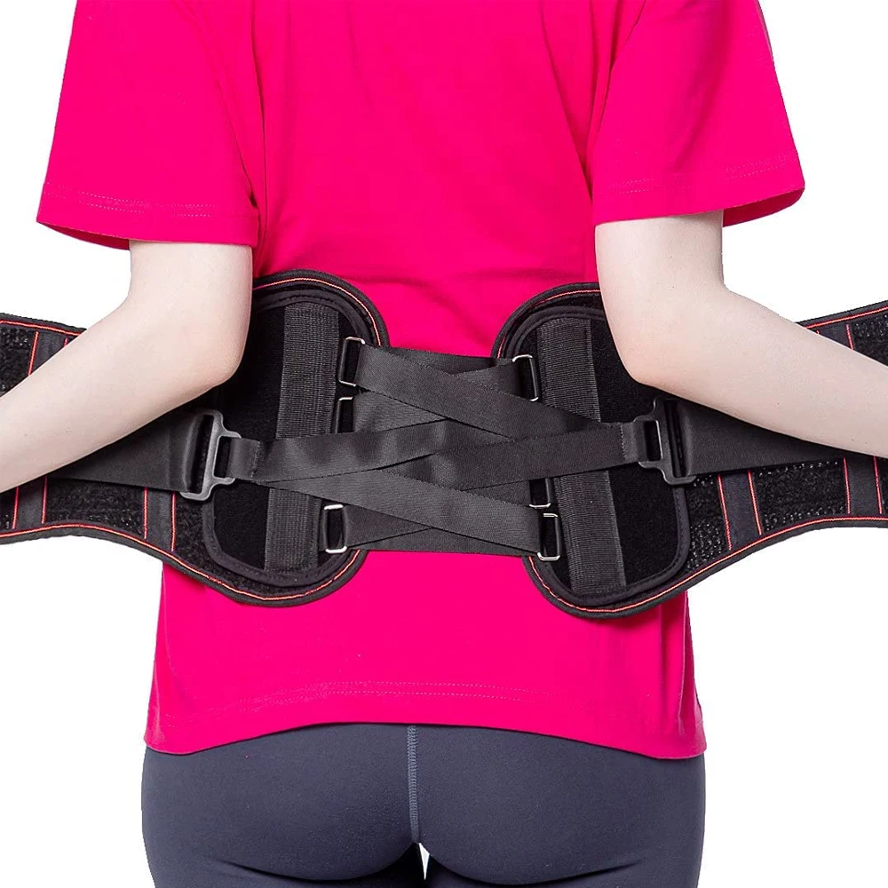 Lower Back Brace Lumbar Support Belts Disc Herniation Orthopedic Strain Pain Relief Corset Back Support Decompression Brace