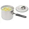 Outdoor Camping Pot 700ml Aluminum Alloy Stockpot With Handle