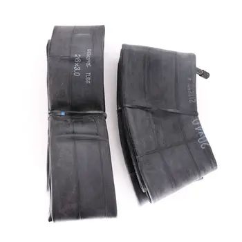 20x3.0 20x4.0 Tubo per bicicletta da spiaggia Gomma butilica 24x3.0 24x4.0 Camera d'aria per bici 20/24/26 pollici Valvola AV Bicicletta Fat Tire Motoslitta
