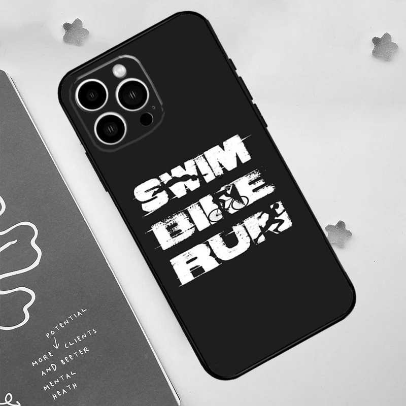 Triathlon Tri Life Swim Bike Run Phone Case Cover