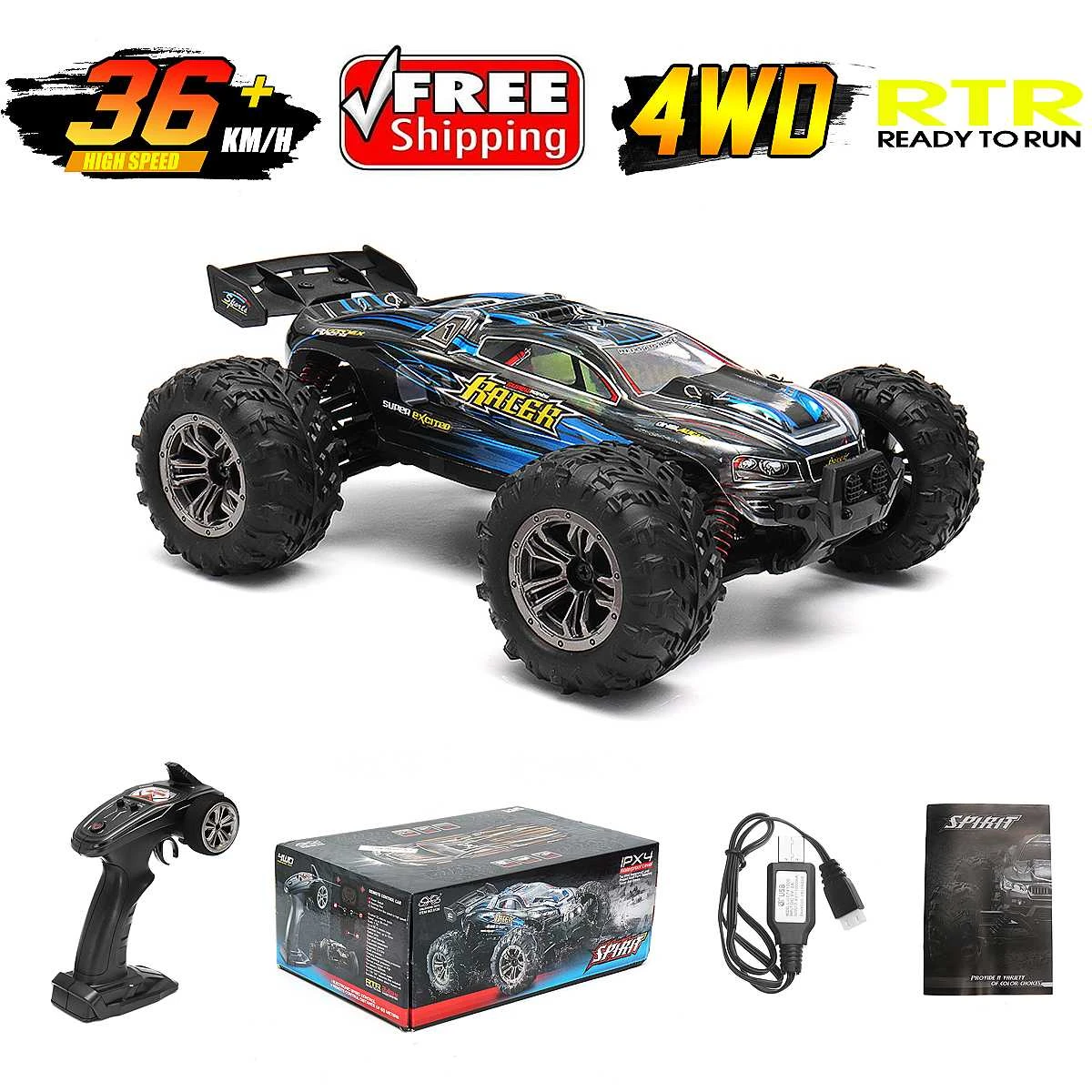 Truck Rtr Kids Toys Model - Rc Cars 