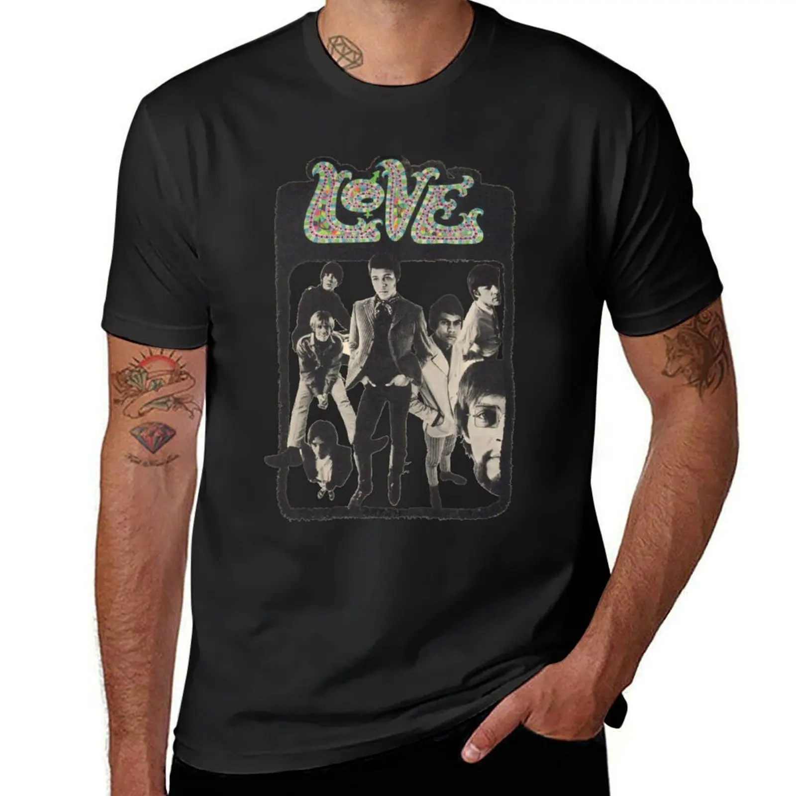Arthur Lee and Love T-Shirt tops boys animal print t shirts men