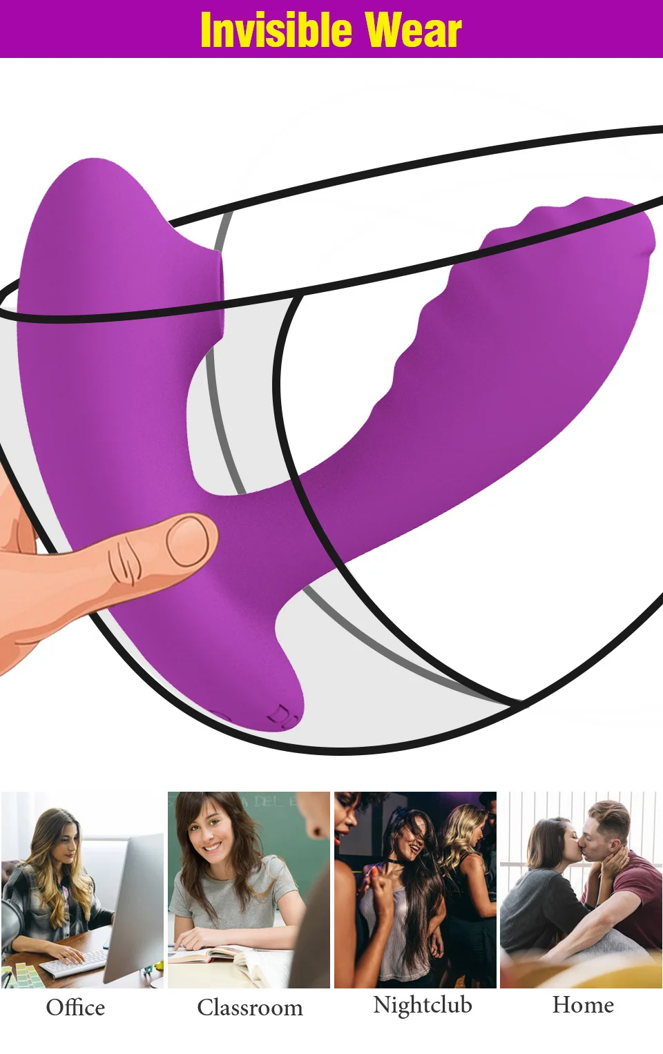 Wireless Remote Control Invisible Wearable Sucking Vibrator For Women G Spot Clit Sucker Clitoris Stimulator Dildo Sex Toy Shop