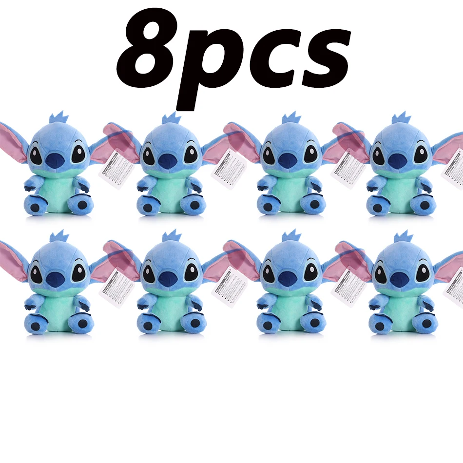thumbnail image 1 of 12cm 20cm 25cm Stitch Stuffed Plush Models Cartoon Stuffed Plush Dolls Anime Plush Baby Toys Kawaii Kids Birthday Gift, 1 of 5