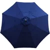 11ft Double Vented Patio Umbrella Replacement Canopy 8 Ribs Durable Olefin - UV Protective and Water Resistant Strong 1