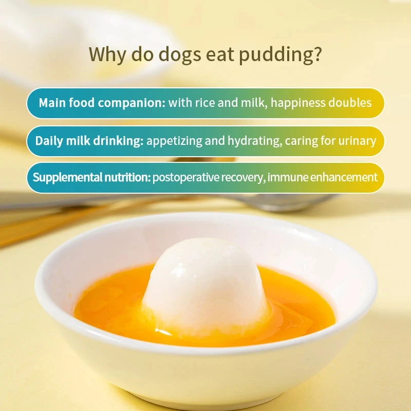 Dog snacks goat's milk egg yolk cat pudding jelly wet food puppy kittens canned snacks Snacks