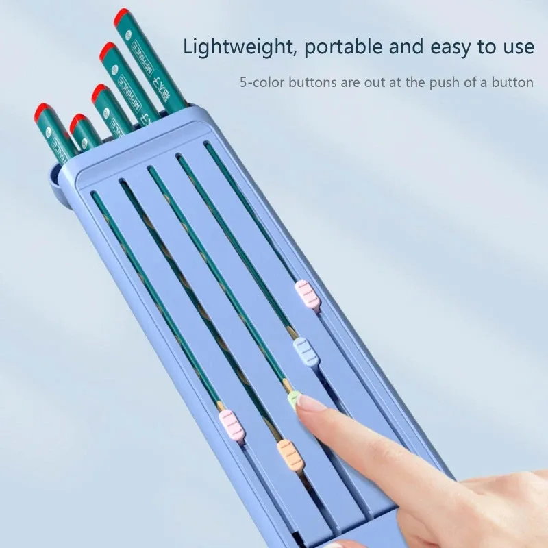 مجموعة أقلام رصاص متعددة الوظائف مع 5 أقلام رصاص و...