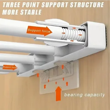 6/12ชิ้นชั้นติดกาว: หมุดรองรับแบบไม่เจาะสำหรับตู้ครัวชั้นวางหนังสือและตู้เสื้อผ้า 2