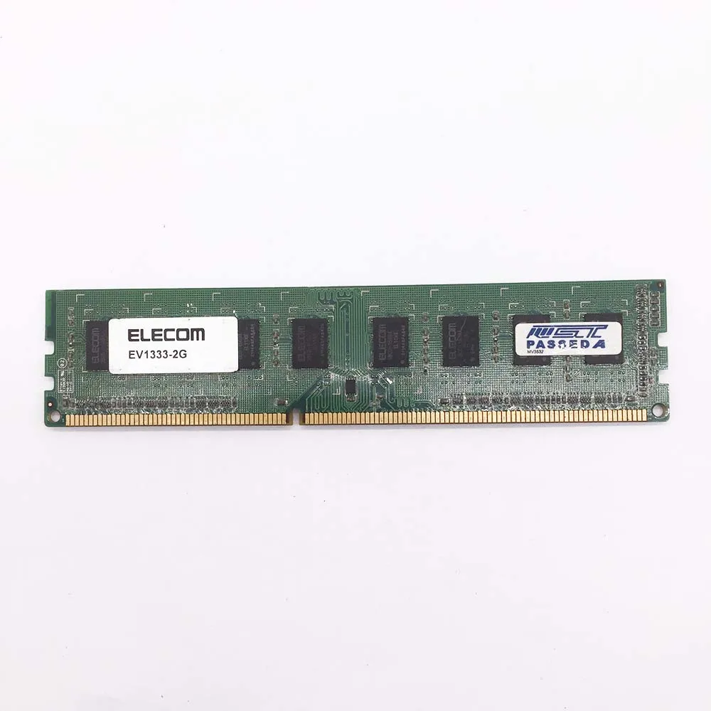 

Память SDRAM DDR3 2 Гб 13333 МГц CP583491-01 2GX16 ОЗУ для настольного компьютера подходит для Elecom EV1333-2G