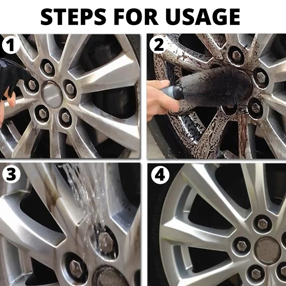 Repair14 20ml-100ml Portable Car Rim Wheel Ring Cleaner car cleaning agent High Concentrate Tire Detergent Cleaning Agent Dent Remover