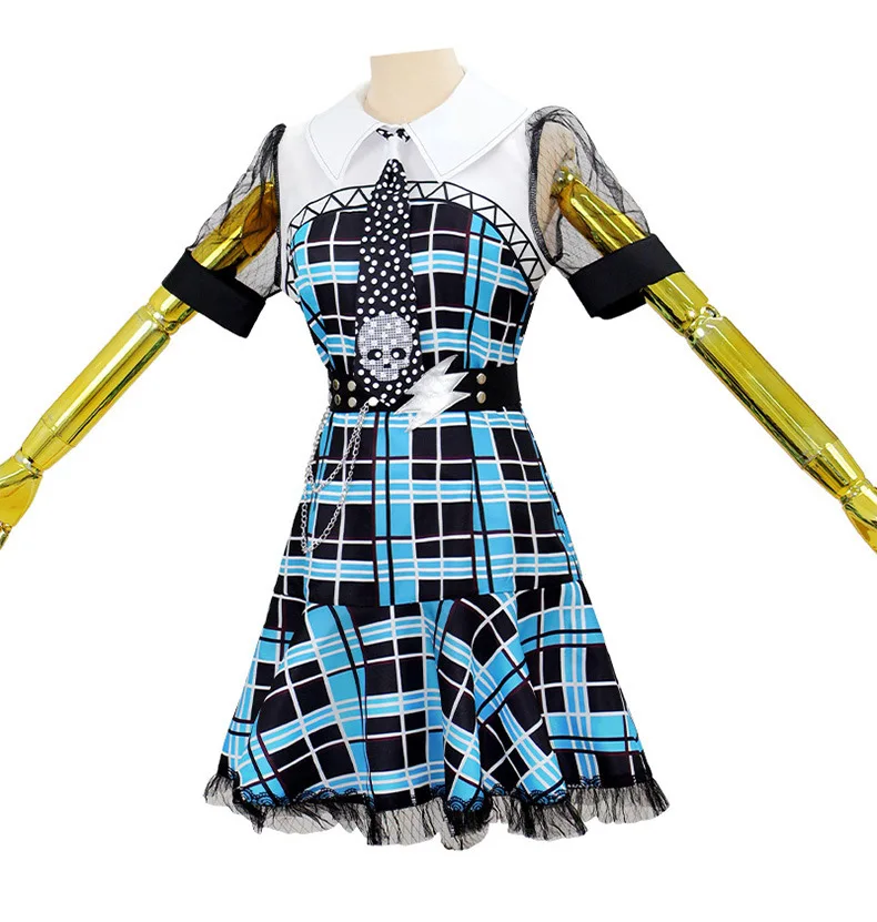 Monster High Frankie Stein Cosplay Costume for Women (Unofficial)