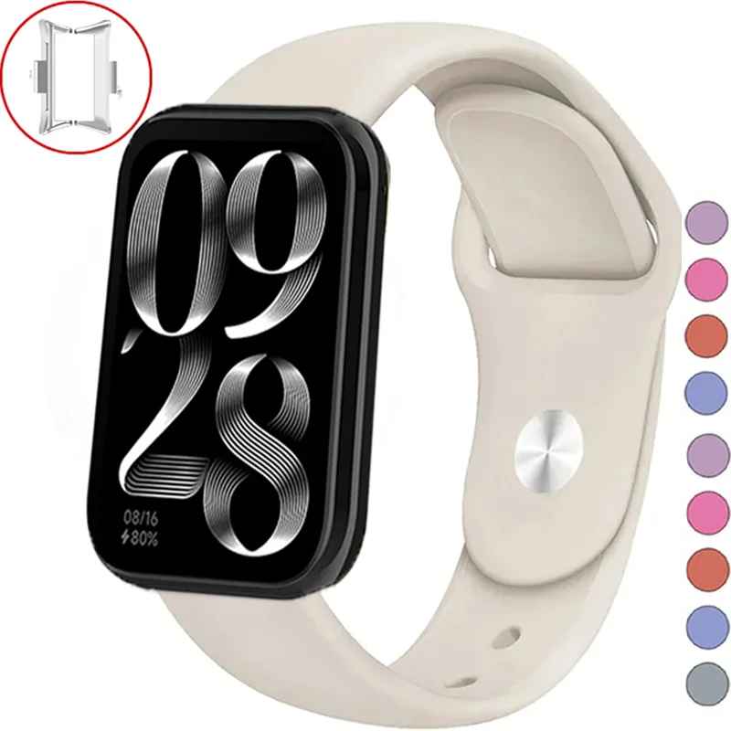 

Ремешок силиконовый для Mi Band Xiaomi 8Pro, спортивный сменный Браслет для смарт-часов Xiaomi Mi Band 8 pro