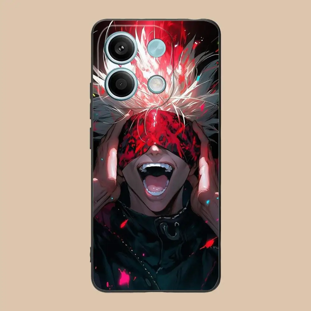 Colorful Satoru Gojo Phone Case - Jujutsu Kaisen-inspired Design