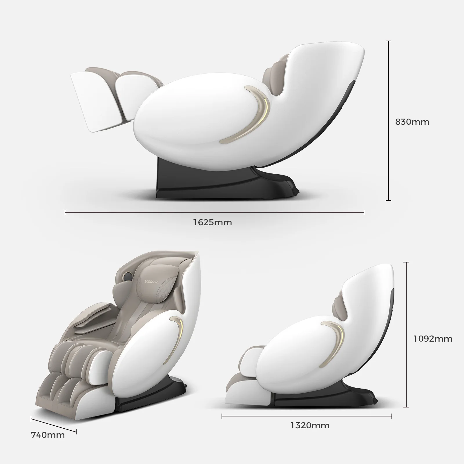 2 Year Warranty 4D SL Airbag Zero Gravity full body Massage Chair Home 3D Office Foot Roller Shiatsu Office Chair Massage Sofa 6