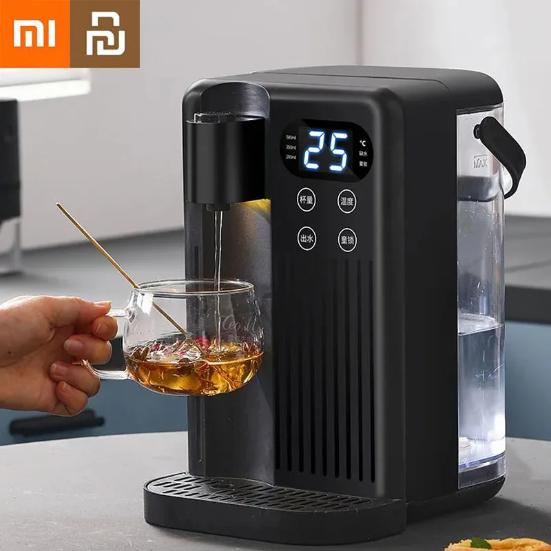 

Диспенсер для горячей воды Youpin XIAOMI, 3 л, Настольный Электрический чайник для дома и офиса с сенсорным управлением, водонагреватель, насос для быстрого нагрева