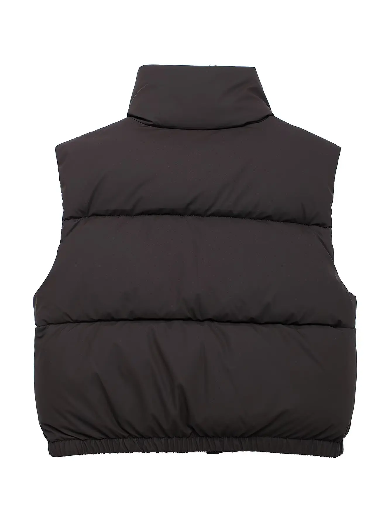 Vest Coat Women's Jackets Black Sleeveless Tops Winter Warm Waistcoat Streetwear Fashion Tops 2024 inszart Solid Woman Outwear