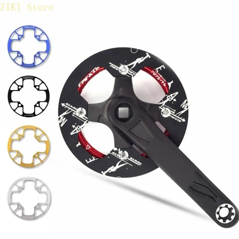 Mountain Bike Chainwheel Guard Cover Aluminum Alloy Bicycles Chainring ...