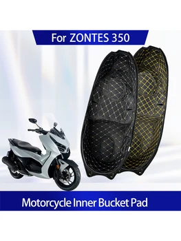 PER Zontes 350 Sedile per moto Secchio interno Materiale in pelle Comodi accessori interni per moto 1