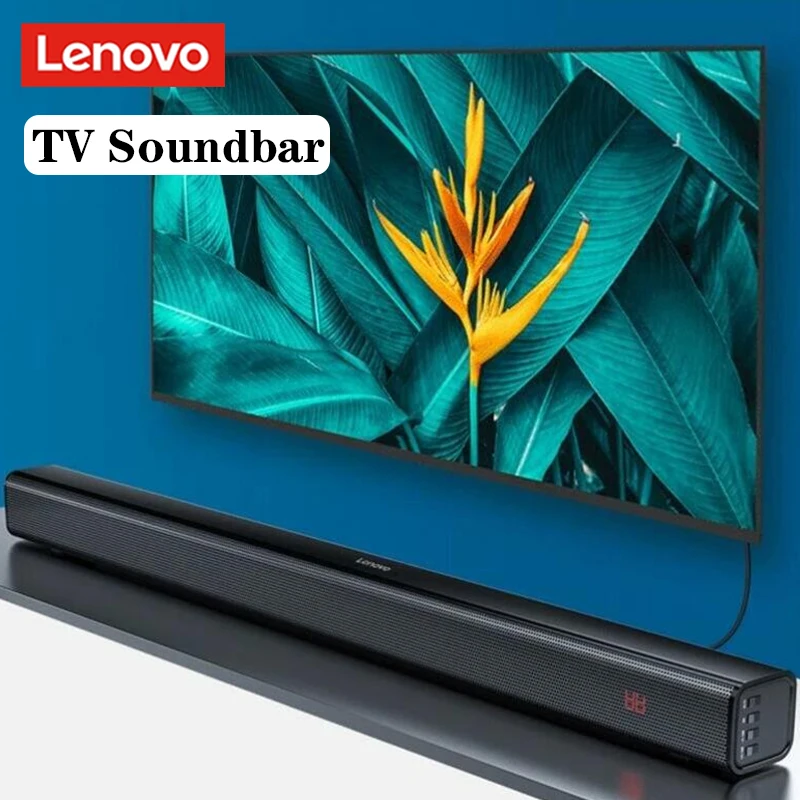 Lenovo L011 강력한 60w TV 사운드 바, 대형 홈 시어터, 주거용 사운드 사운드 바, 서브 우퍼 포함, 3D