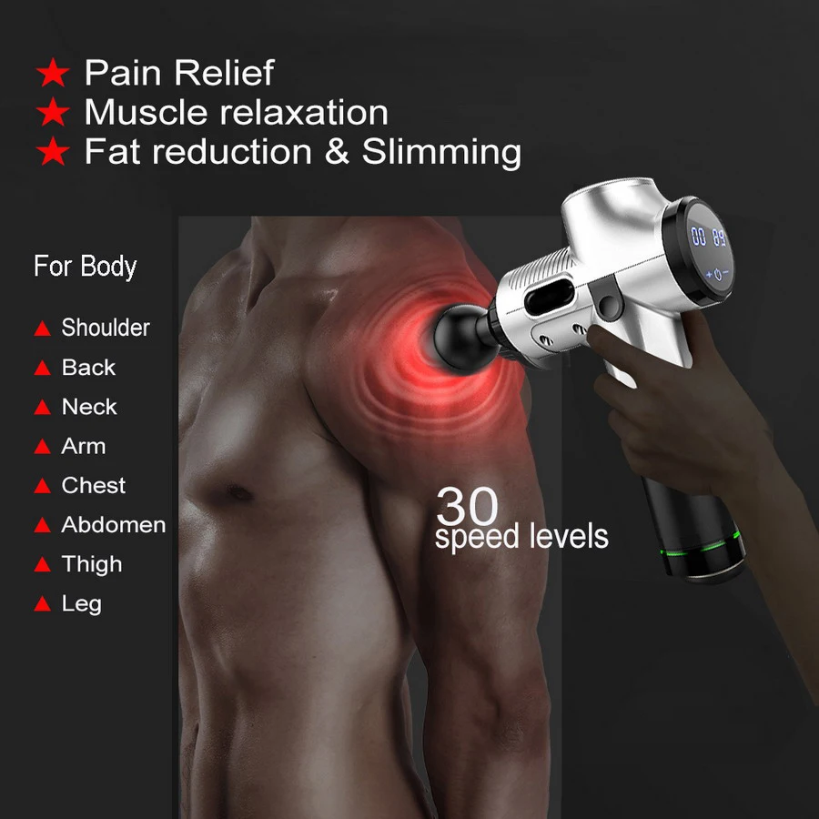 Sier massaggio dispositivo dimagrante muscolo display LCD vendita diretta rilassamento massaggiatore professionale pistola fascia_voghion.com