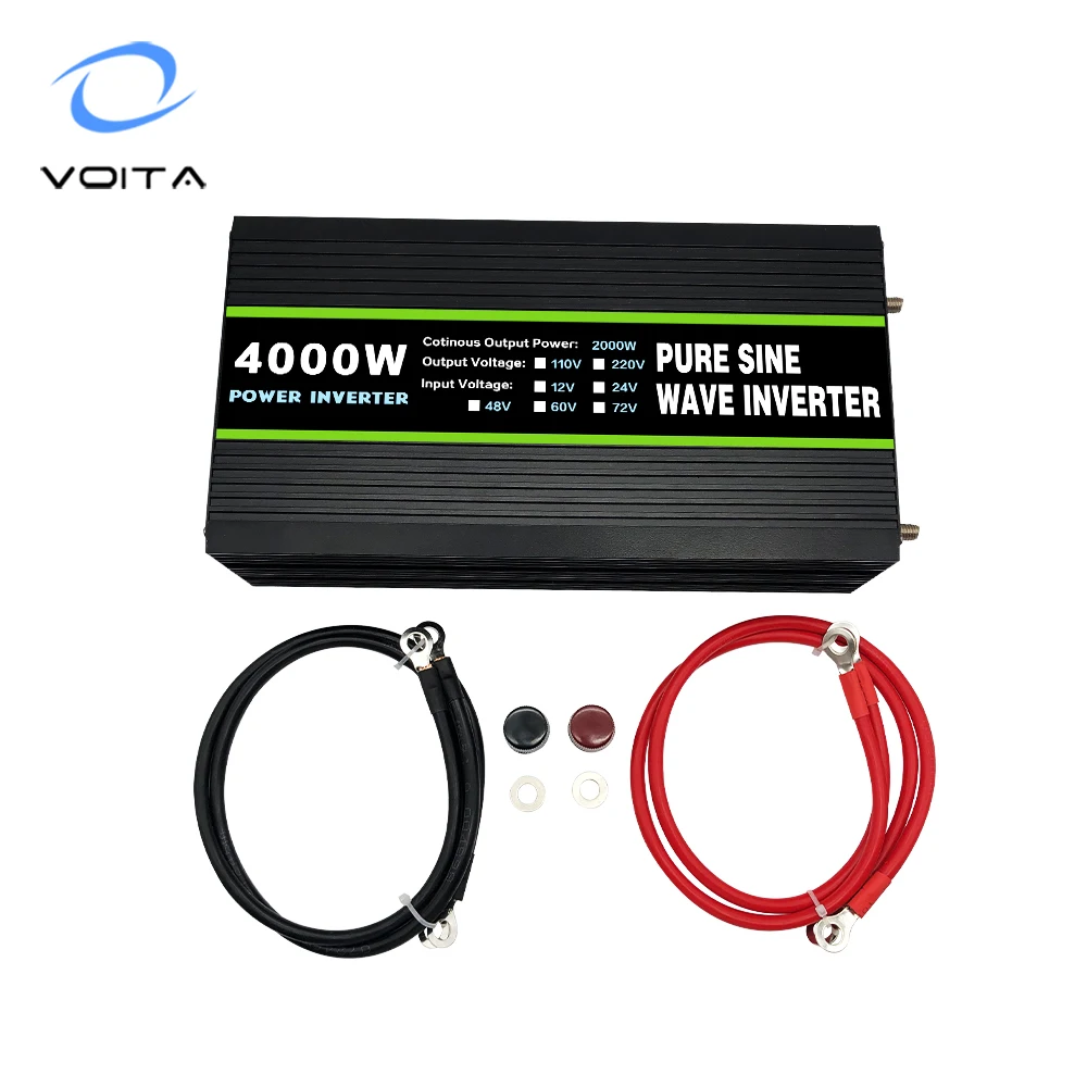 Cheap Price Power Inverter 4000w 12V 24V 48V 60V To 220V Dc To Ac Converter  Invert Pure Sine Wave - AliExpress