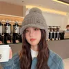 Fashion Solid Color Warm Earmuffs Cap Thermal Thick Pompom Plush Beanie Versatile Windproof Ear Flap Protection Hat Skiing