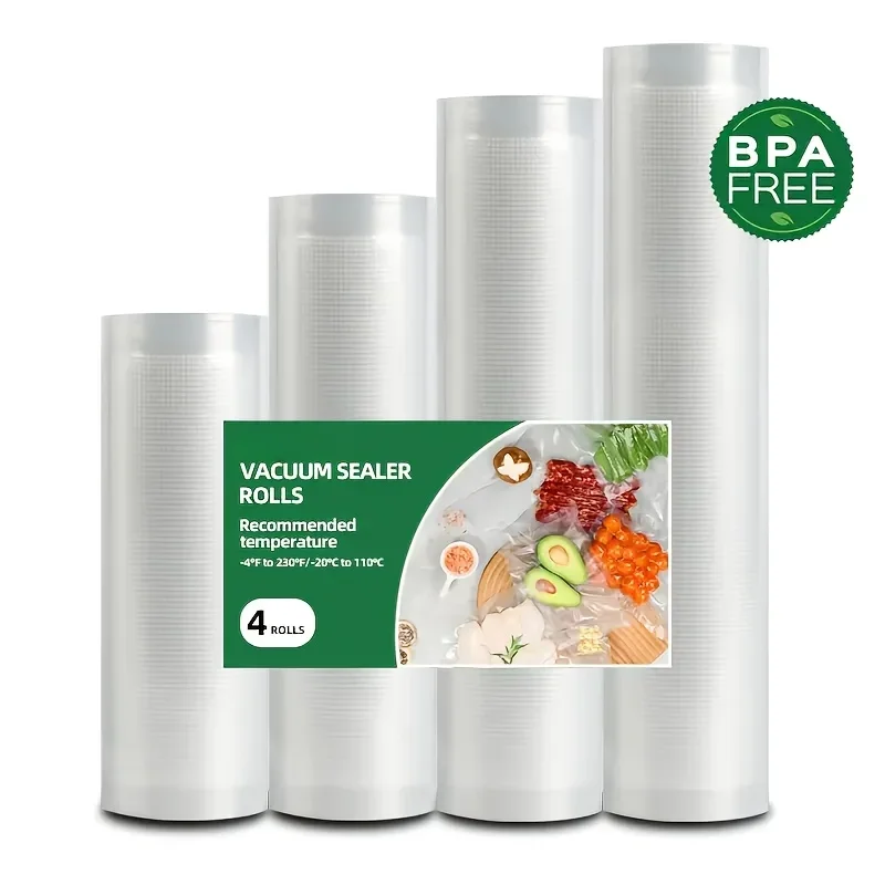 BPA-free vacuum sealed bags with different widths Ideal for meeting all your food Perfect for low-temperature cooking vacuum seal bags vacuum bags fresh keeping bags food storage bags plastic food storage bags plastic packaging bags