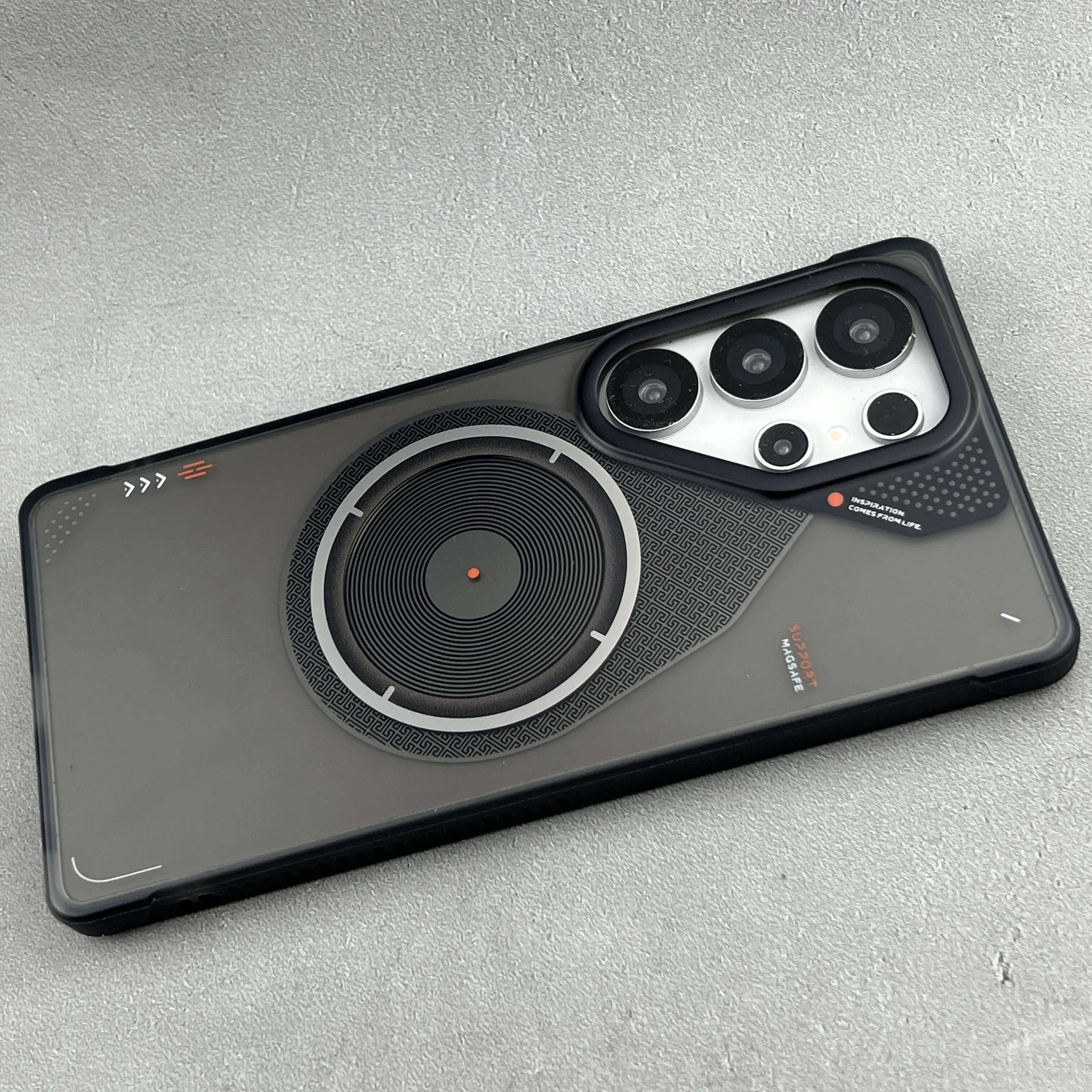 Matte Translucent Magnetic Shockproof Protective Case Cover